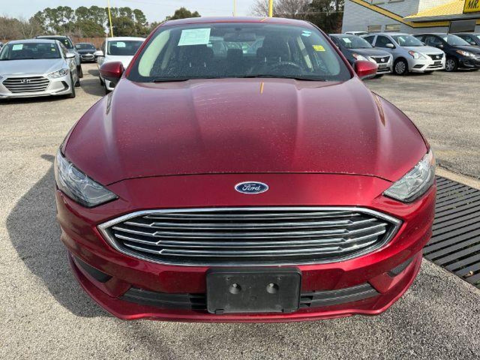 2017 RED Ford FUS SE (3FA6P0HD0HR) with an 1.5L L4 DOHC 16V engine, 6-Speed Automatic transmission, located at 2715 W Pioneer Pkwy, Arlington, TX, 76013, (817) 265-9009, 32.710262, -97.153236 - Photo #3