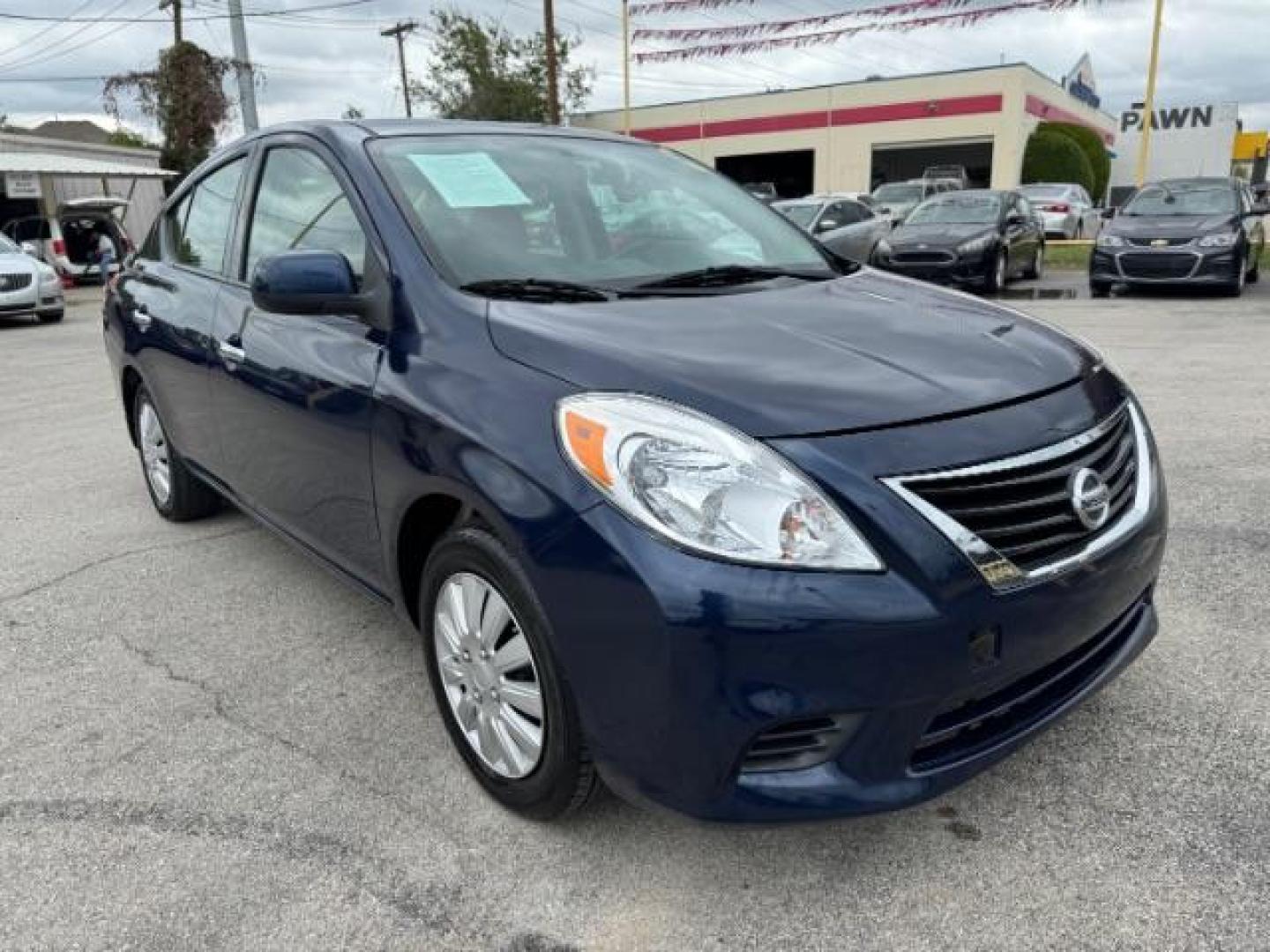 2014 BLUE Nissan Versa 1.6 SL Sedan (3N1CN7APXEK) with an 1.6L L4 DOHC 16V engine, Continuously Variabl transmission, located at 2715 W Pioneer Pkwy, Arlington, TX, 76013, (817) 265-9009, 32.710262, -97.153236 - Photo#4