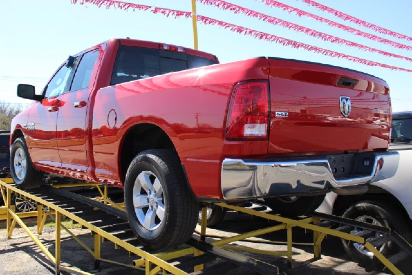 2014 Red RAM 1500 SLT Quad Cab 2WD (1C6RR6GT3ES) with an 5.7L V8 OHV 16V engine, 8-Speed Automatic transmission, located at 2715 W Pioneer Pkwy, Arlington, TX, 76013, (817) 265-9009, 32.710262, -97.153236- Photo#7