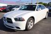 2014 WHITE Dodge Charger SE (2C3CDXBG2EH) with an 3.6L V6 DOHC 24V engine, 5-Speed Automatic transmission, located at 2715 W Pioneer Pkwy, Arlington, TX, 76013, (817) 265-9009, 32.710262, -97.153236 - Photo#2