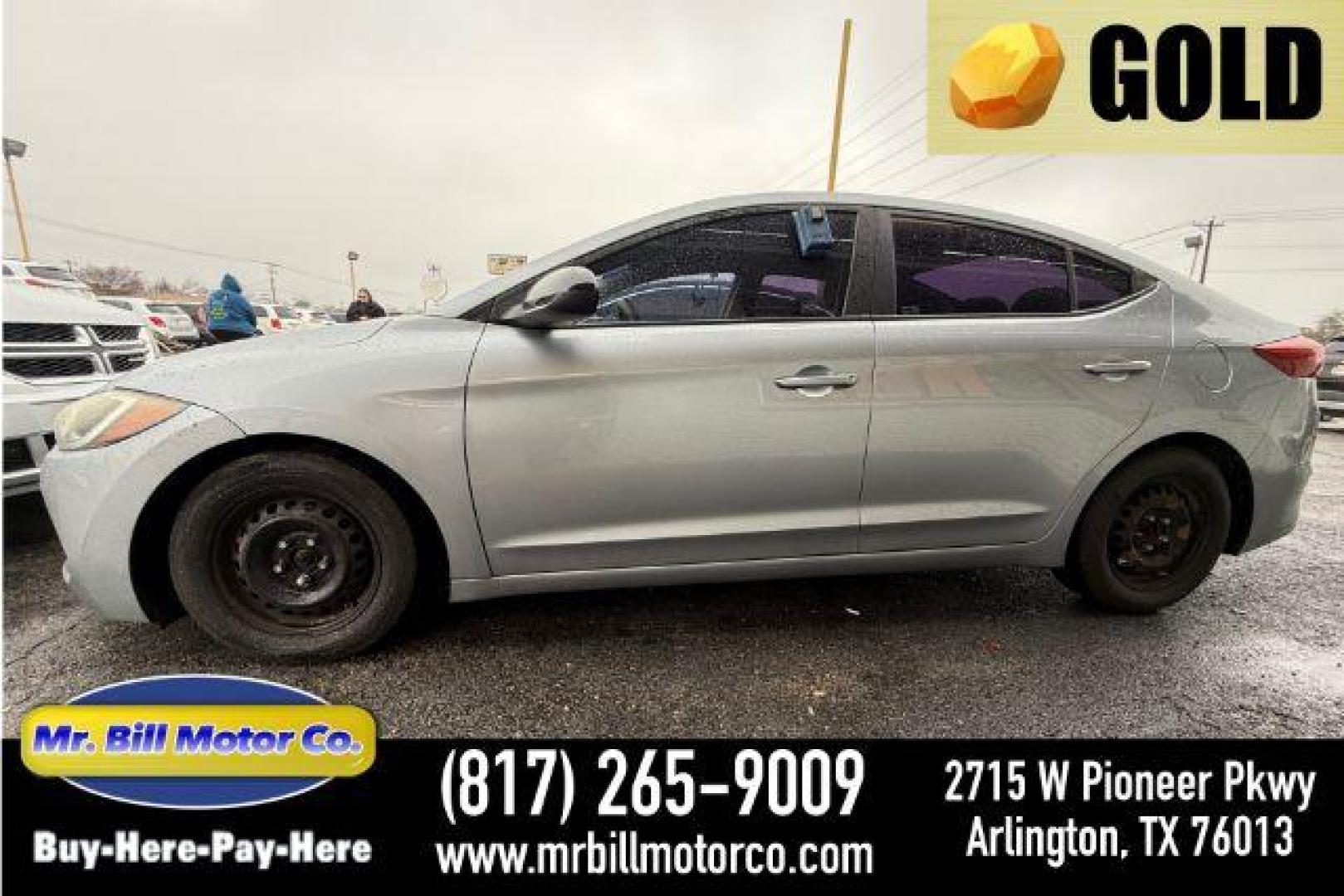 2017 GRAY HYUN ELA SE 6AT (5NPD74LF4HH) with an 1.8L L4 DOHC 16V engine, 6-Speed Automatic transmission, located at 2715 W Pioneer Pkwy, Arlington, TX, 76013, (817) 265-9009, 32.710262, -97.153236 - Photo#0