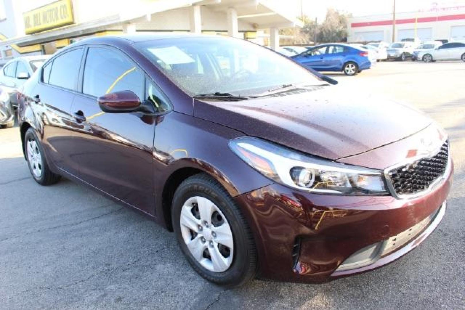 2018 MAROON Kia Forte LX 6A (3KPFK4A72JE) with an 2.0L L4 DOHC 16V engine, 6-Speed Automatic transmission, located at 2715 W Pioneer Pkwy, Arlington, TX, 76013, (817) 265-9009, 32.710262, -97.153236 - Photo#3