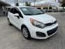2013 White Kia Rio5 LX (KNADM5A39D6) with an 1.6L L4 DOHC 16V engine, located at 2715 W Pioneer Pkwy, Arlington, TX, 76013, (817) 265-9009, 32.710262, -97.153236 - Photo#4