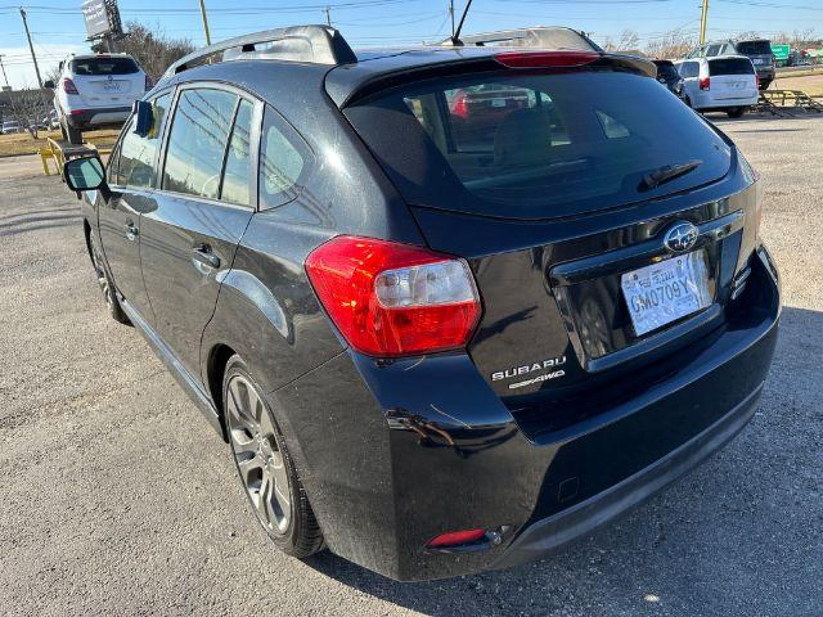 2014 BLACK Subaru Impreza 2.0i Sport Premium (JF1GPAL65E8) with an 2.0L H4 DOHC 16V engine, Continuously Variable Transmission transmission, located at 2715 W Pioneer Pkwy, Arlington, TX, 76013, (817) 265-9009, 32.710262, -97.153236 - Photo #8