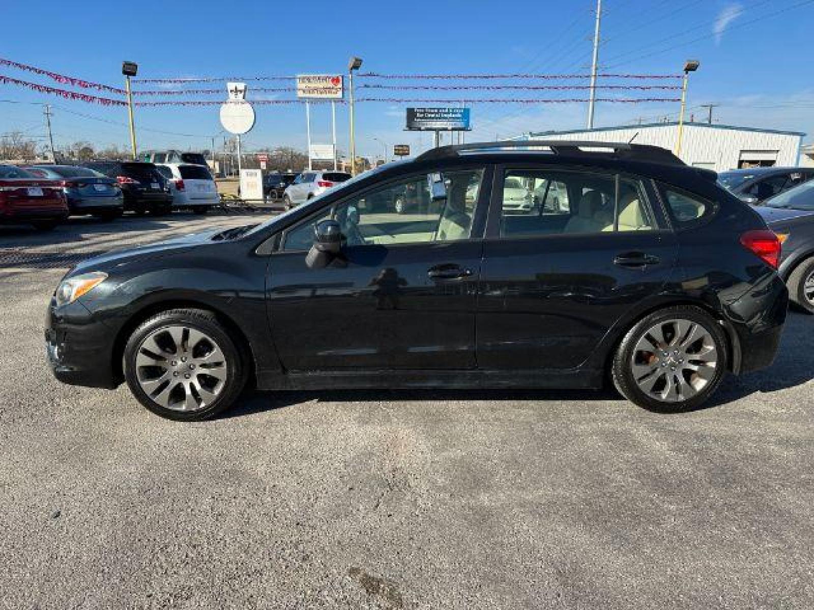 2014 BLACK Subaru Impreza 2.0i Sport Premium (JF1GPAL65E8) with an 2.0L H4 DOHC 16V engine, Continuously Variable Transmission transmission, located at 2715 W Pioneer Pkwy, Arlington, TX, 76013, (817) 265-9009, 32.710262, -97.153236 - Photo #2