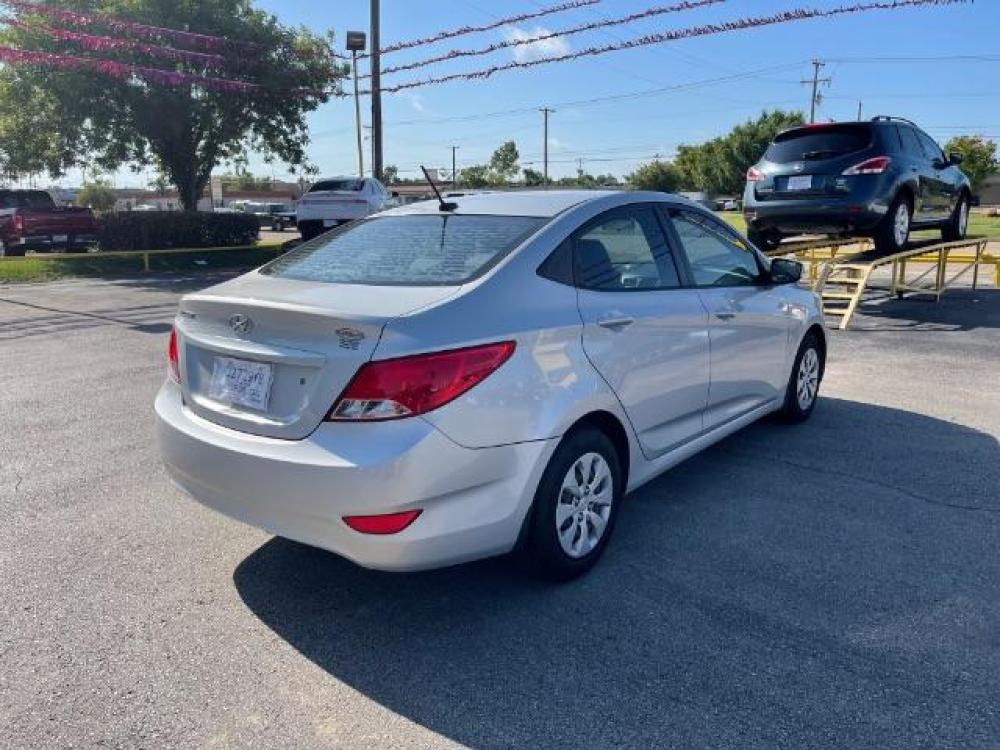 2015 SILVER Hyundai Accent GLS 4-Door 6A (KMHCT4AEXFU) with an 1.6L L4 DOHC 16V engine, 6-Speed Automatic transmission, located at 2715 W Pioneer Pkwy, Arlington, TX, 76013, (817) 265-9009, 32.710262, -97.153236 - Photo #2