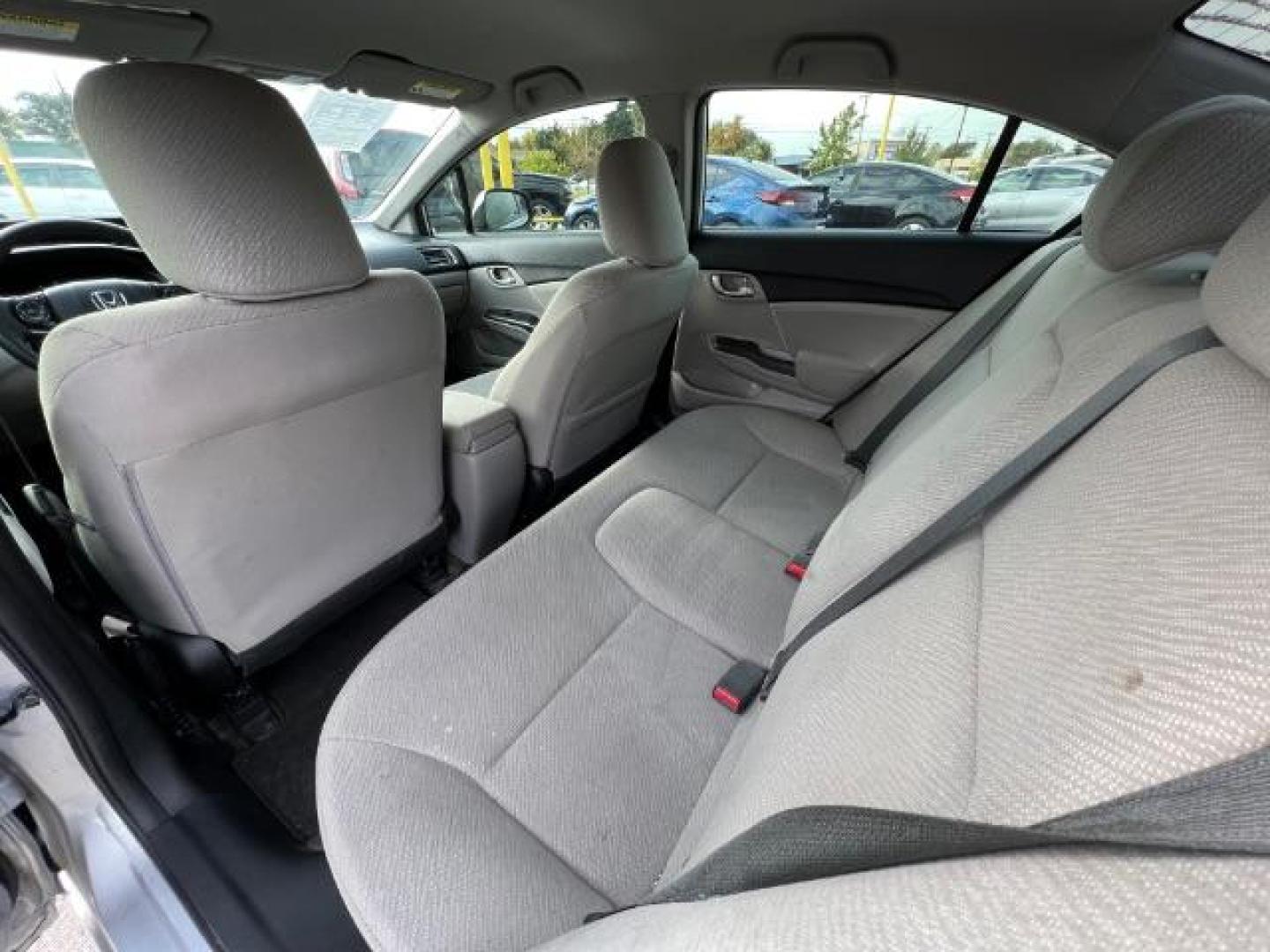 2013 SILVER Honda Civic LX Sedan 5-Speed AT (2HGFB2F59DH) with an 1.8L L4 SOHC 16V engine, 5-Speed Automatic transmission, located at 2715 W Pioneer Pkwy, Arlington, TX, 76013, (817) 265-9009, 32.710262, -97.153236 - Photo#11