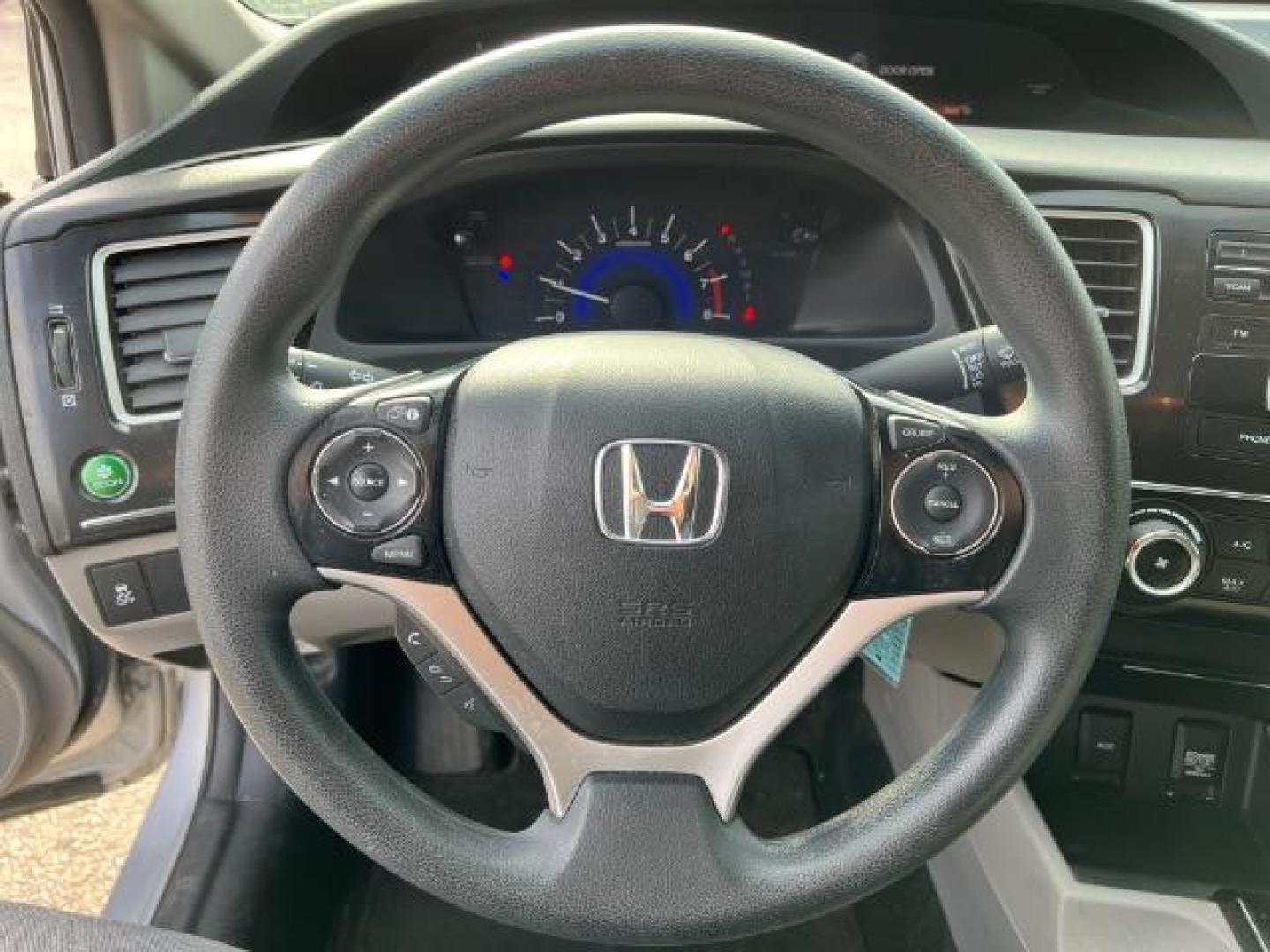 2013 SILVER Honda Civic LX Sedan 5-Speed AT (2HGFB2F59DH) with an 1.8L L4 SOHC 16V engine, 5-Speed Automatic transmission, located at 2715 W Pioneer Pkwy, Arlington, TX, 76013, (817) 265-9009, 32.710262, -97.153236 - Photo#17