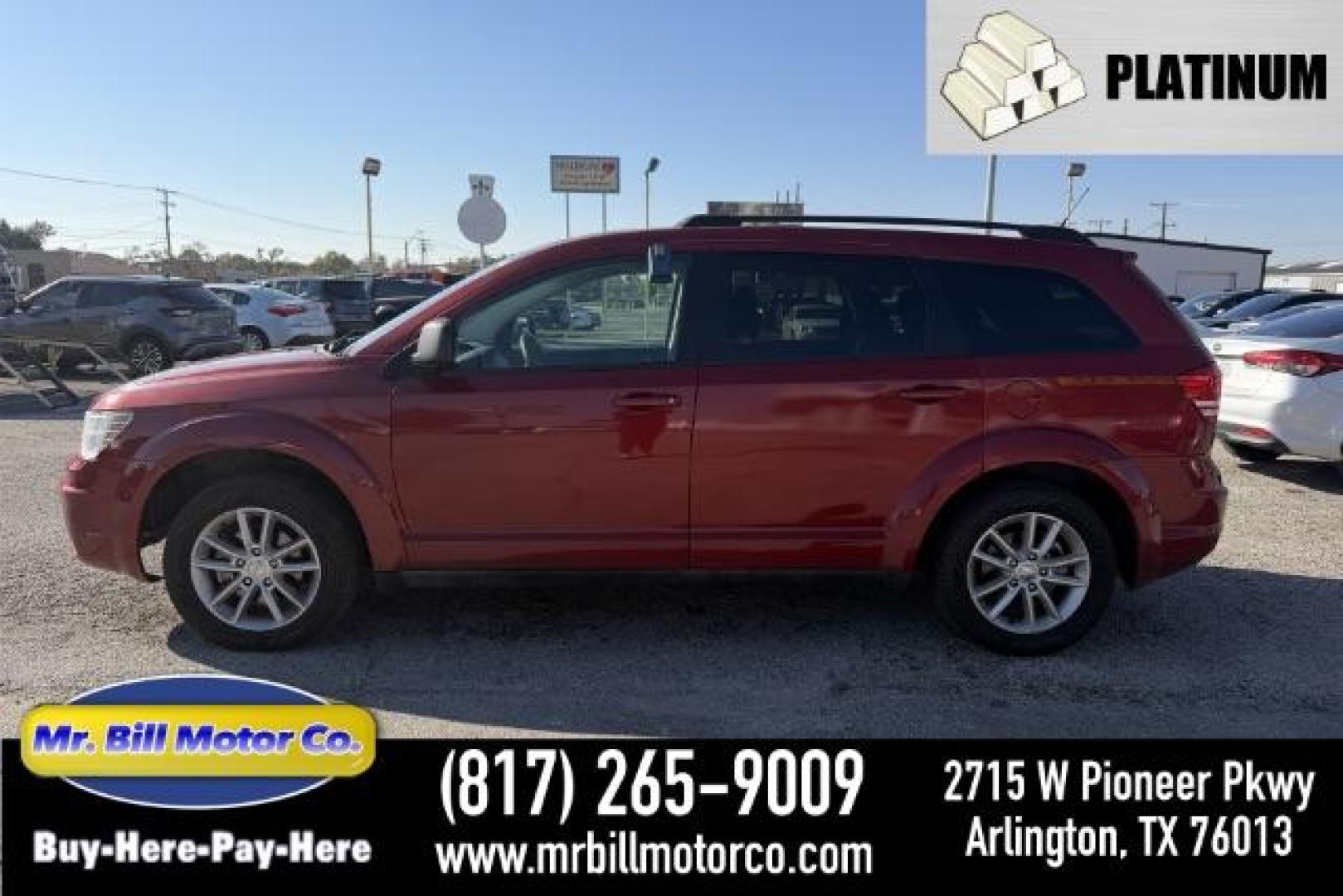 2010 RED Dodge Journey SXT (3D4PG5FV6AT) with an 3.5L V6 SOHC 24V engine, 6-Speed Automatic transmission, located at 2715 W Pioneer Pkwy, Arlington, TX, 76013, (817) 265-9009, 32.710262, -97.153236 - Photo#0