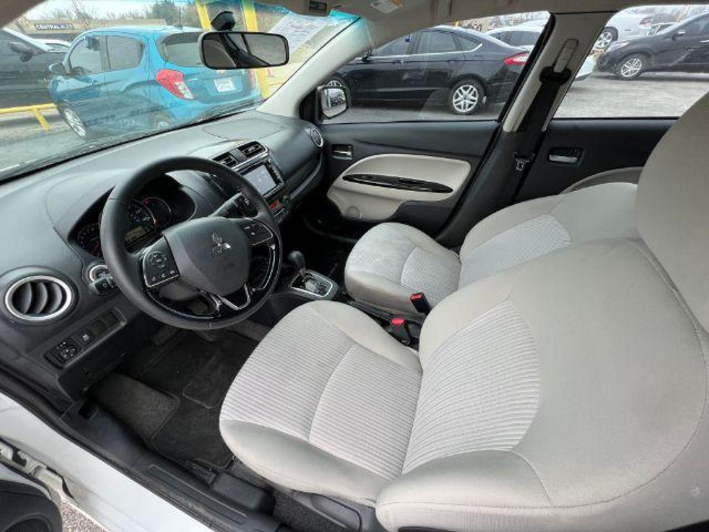 2019 WHITE Mitsubishi Mirage G4 SE (ML32F4FJXKH) with an 1.2L L3 DOHC engine, Continuously Variabl transmission, located at 2715 W Pioneer Pkwy, Arlington, TX, 76013, (817) 265-9009, 32.710262, -97.153236 - Photo#13