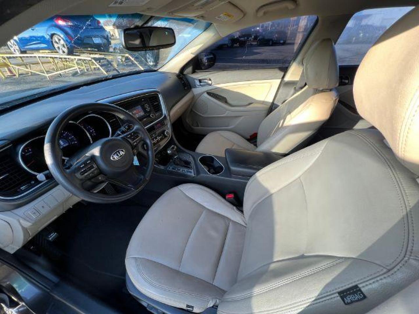 2014 GRAY Kia Optima LX (5XXGM4A76EG) with an 2.4L L4 DOHC 16V engine, 6-Speed Automatic transmission, located at 2715 W Pioneer Pkwy, Arlington, TX, 76013, (817) 265-9009, 32.710262, -97.153236 - Photo#14