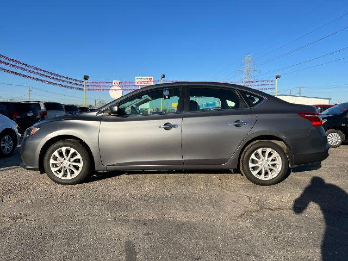 2019 GRAY Nissan Sentra SV (3N1AB7AP1KL) with an 1.8L L4 SFI DOHC 16 engine, Continuously Variabl transmission, located at 2715 W Pioneer Pkwy, Arlington, TX, 76013, (817) 265-9009, 32.710262, -97.153236 - Photo#1