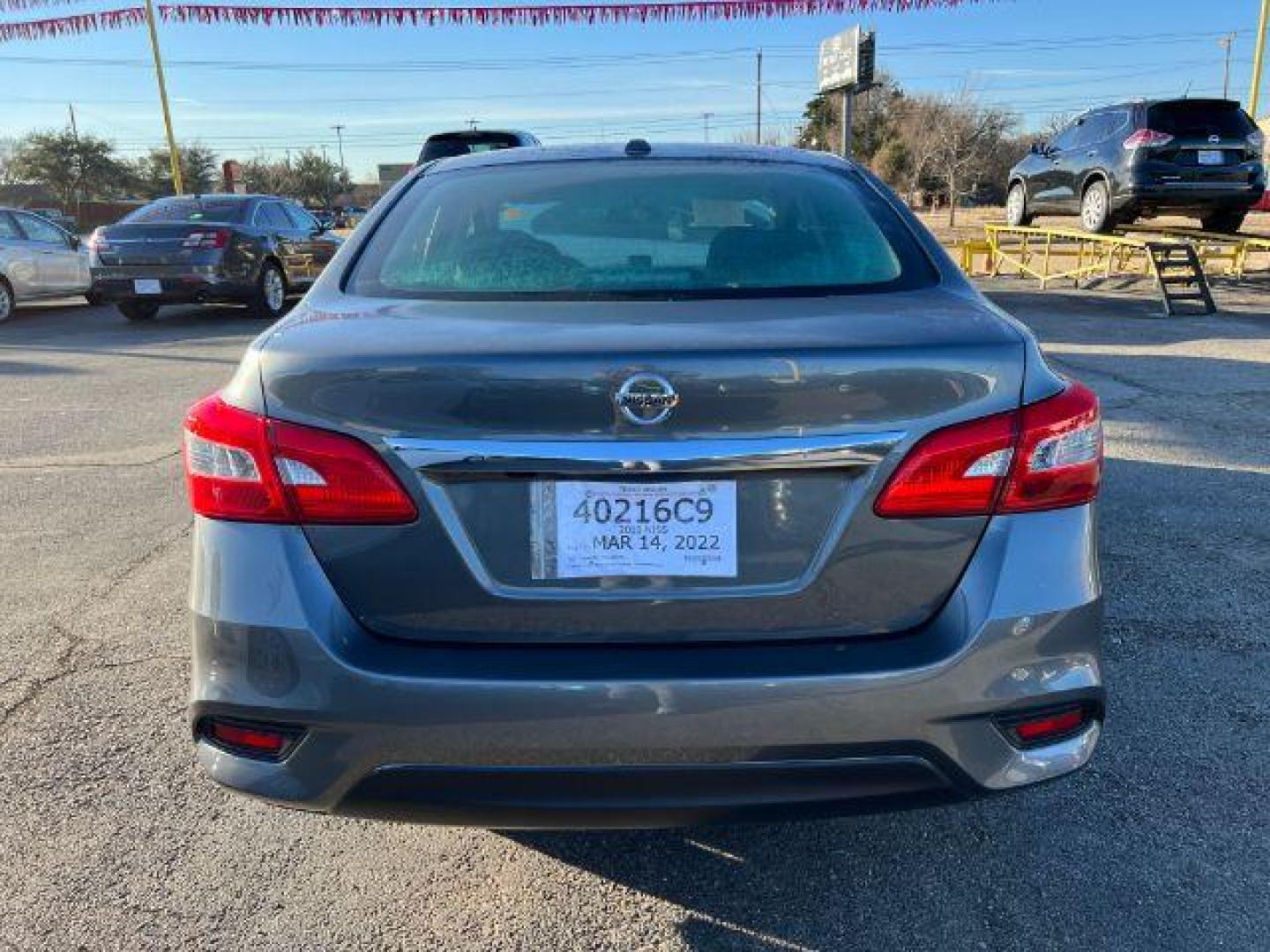 2019 GRAY Nissan Sentra SV (3N1AB7AP1KL) with an 1.8L L4 SFI DOHC 16 engine, Continuously Variabl transmission, located at 2715 W Pioneer Pkwy, Arlington, TX, 76013, (817) 265-9009, 32.710262, -97.153236 - Photo#7