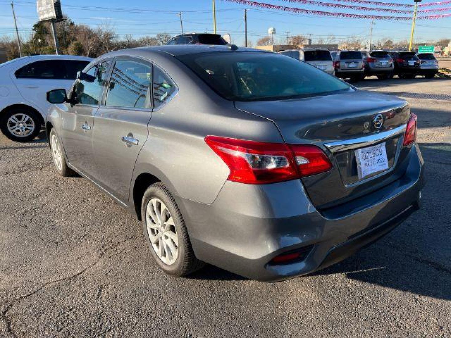 2019 GRAY Nissan Sentra SV (3N1AB7AP1KL) with an 1.8L L4 SFI DOHC 16 engine, Continuously Variabl transmission, located at 2715 W Pioneer Pkwy, Arlington, TX, 76013, (817) 265-9009, 32.710262, -97.153236 - Photo#8