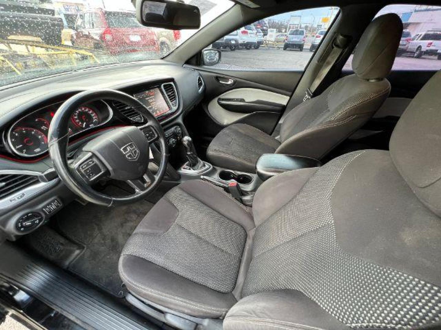 2015 BLACK Dodge Dart SXT (1C3CDFBB8FD) with an 2.4L L4 DOHC 16V engine, located at 2715 W Pioneer Pkwy, Arlington, TX, 76013, (817) 265-9009, 32.710262, -97.153236 - Photo#13