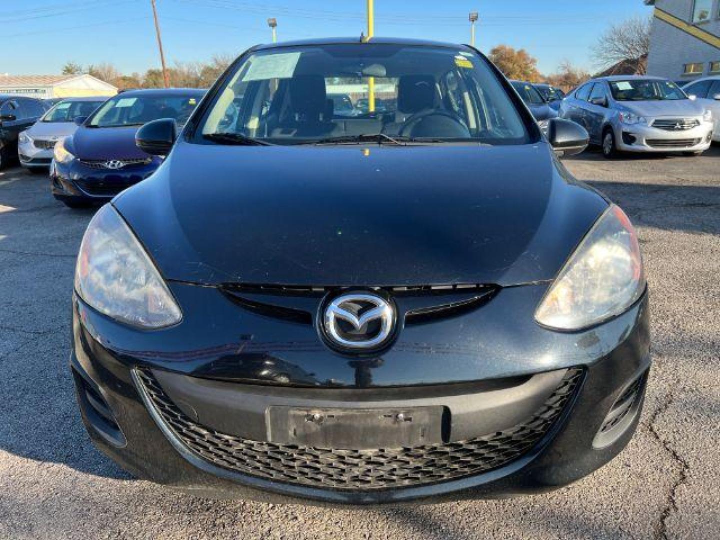 2014 BLACK Mazda MAZDA2 Sport AT (JM1DE1KZ9E0) with an 1.5L L4 DOHC 16V engine, 4-Speed Automatic transmission, located at 2715 W Pioneer Pkwy, Arlington, TX, 76013, (817) 265-9009, 32.710262, -97.153236 - Photo#3