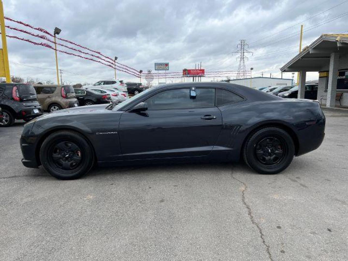 2013 BLUE Chevrolet Camaro LS Coupe (2G1FA1E30D9) with an 3.6L V6 DOHC 24V FFV engine, 6-Speed Automatic transmission, located at 2715 W Pioneer Pkwy, Arlington, TX, 76013, (817) 265-9009, 32.710262, -97.153236 - Photo#1