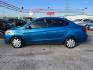 2019 BLUE Mitsubishi Mirage G4 ES CVT (ML32F3FJ6KH) with an 1.2L L3 DOHC engine, Continuously Variabl transmission, located at 2715 W Pioneer Pkwy, Arlington, TX, 76013, (817) 265-9009, 32.710262, -97.153236 - Photo#1