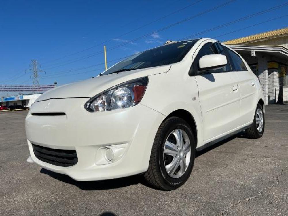 2015 WHITE Mitsubishi Mirage ES (ML32A3HJXFH) with an 1.2L L3 DOHC engine, located at 2715 W Pioneer Pkwy, Arlington, TX, 76013, (817) 265-9009, 32.710262, -97.153236 - Photo #2
