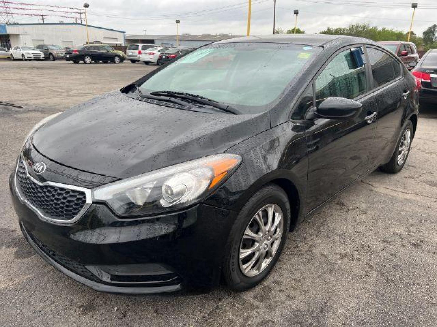 2016 BLACK Kia Forte LX w/Popular Package (KNAFK4A67G5) with an 1.8L L4 DOHC 16V engine, located at 2715 W Pioneer Pkwy, Arlington, TX, 76013, (817) 265-9009, 32.710262, -97.153236 - Photo#2