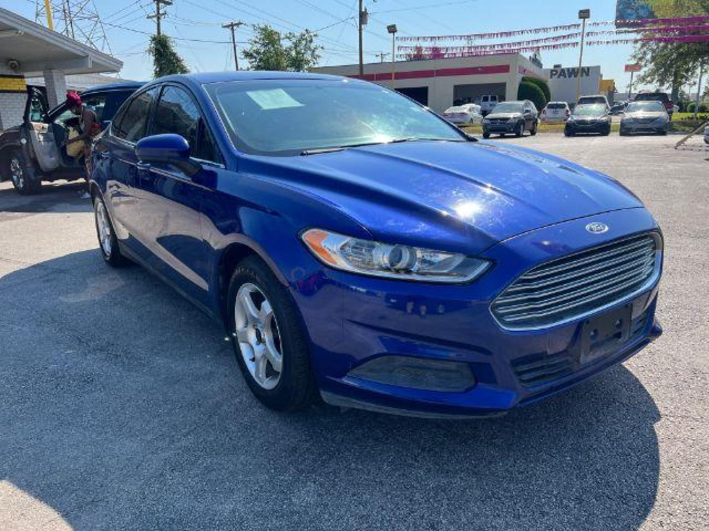 2013 BLUE Ford Fusion S (3FA6P0G76DR) with an 2.5L L4 DOHC 16V engine, located at 2715 W Pioneer Pkwy, Arlington, TX, 76013, (817) 265-9009, 32.710262, -97.153236 - Photo#4
