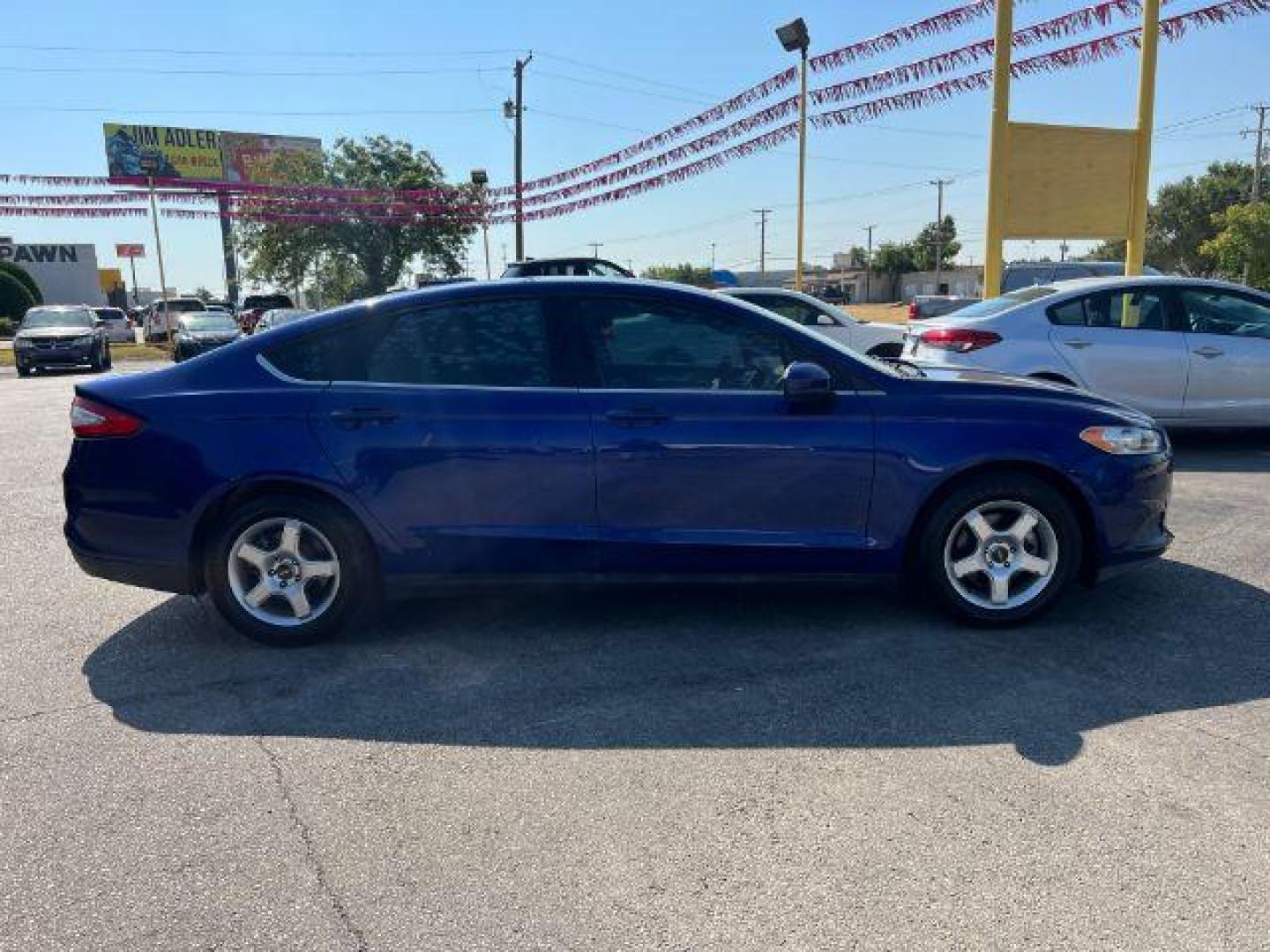 2013 BLUE Ford Fusion S (3FA6P0G76DR) with an 2.5L L4 DOHC 16V engine, located at 2715 W Pioneer Pkwy, Arlington, TX, 76013, (817) 265-9009, 32.710262, -97.153236 - Photo#5