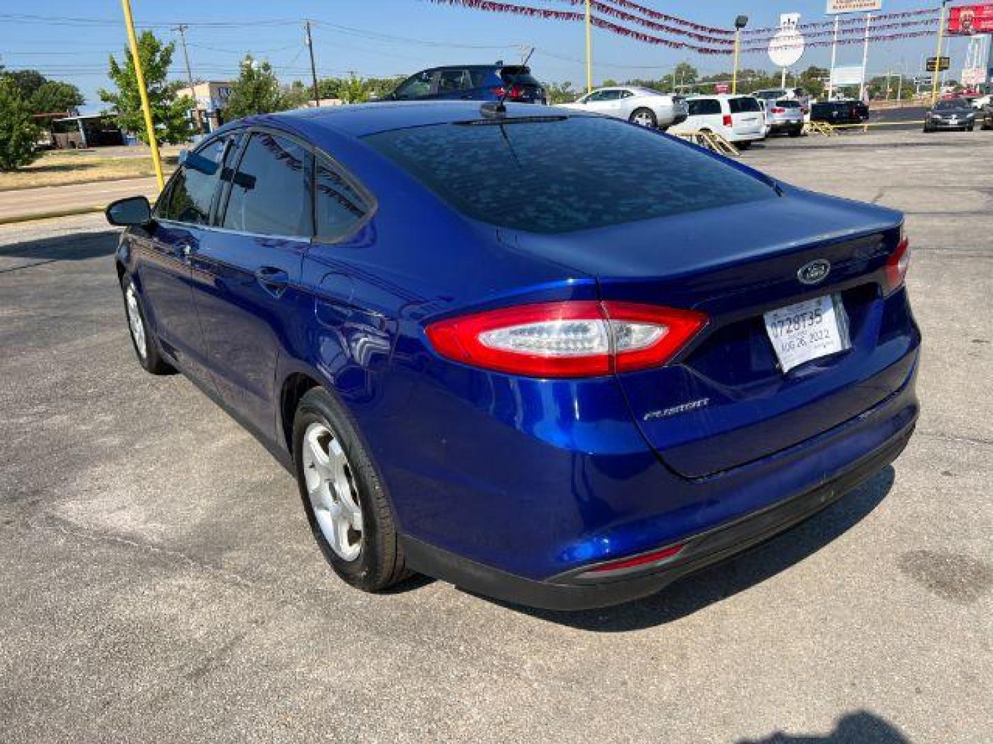 2013 BLUE Ford Fusion S (3FA6P0G76DR) with an 2.5L L4 DOHC 16V engine, located at 2715 W Pioneer Pkwy, Arlington, TX, 76013, (817) 265-9009, 32.710262, -97.153236 - Photo#8
