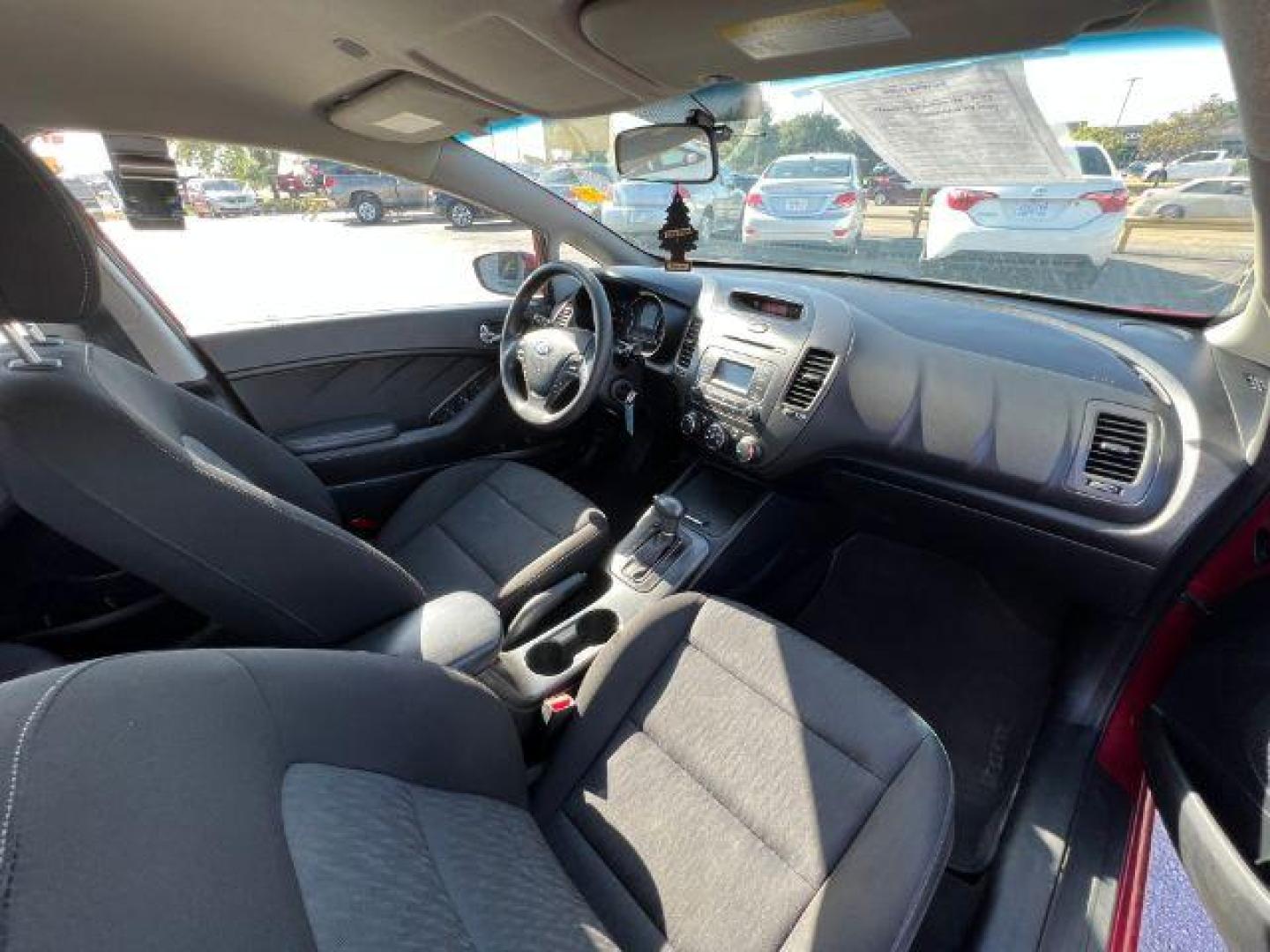 2016 RED Kia Forte LX w/Popular Package (KNAFK4A6XG5) with an 1.8L L4 DOHC 16V engine, located at 2715 W Pioneer Pkwy, Arlington, TX, 76013, (817) 265-9009, 32.710262, -97.153236 - Photo#10