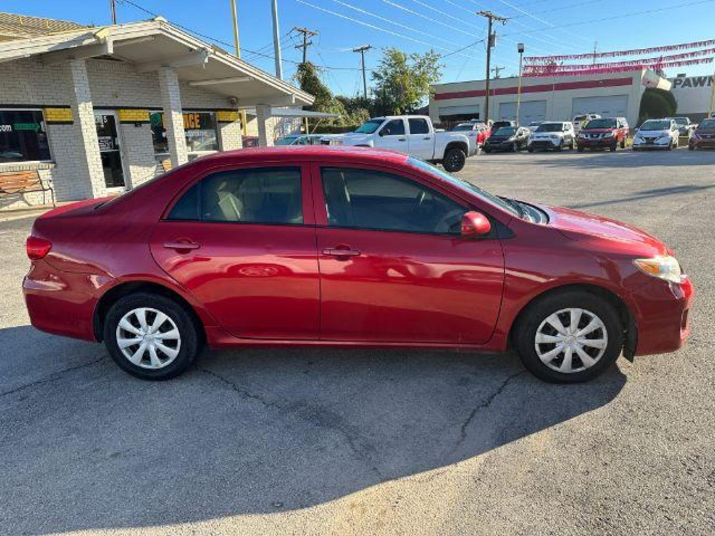 2012 RED Toyota Corolla L 4-Speed AT (5YFBU4EE1CP) with an 1.8L L4 DOHC 16V engine, 4-Speed Automatic transmission, located at 2715 W Pioneer Pkwy, Arlington, TX, 76013, (817) 265-9009, 32.710262, -97.153236 - Photo#5