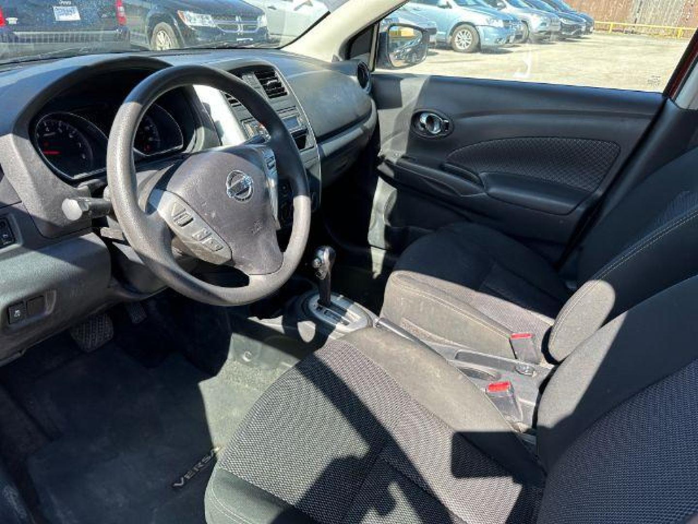 2017 Red Nissan Versa 1.6 S 4A (3N1CN7APXHK) with an 1.6L L4 DOHC 16V engine, 4-Speed Automatic transmission, located at 2715 W Pioneer Pkwy, Arlington, TX, 76013, (817) 265-9009, 32.710262, -97.153236 - Photo#14