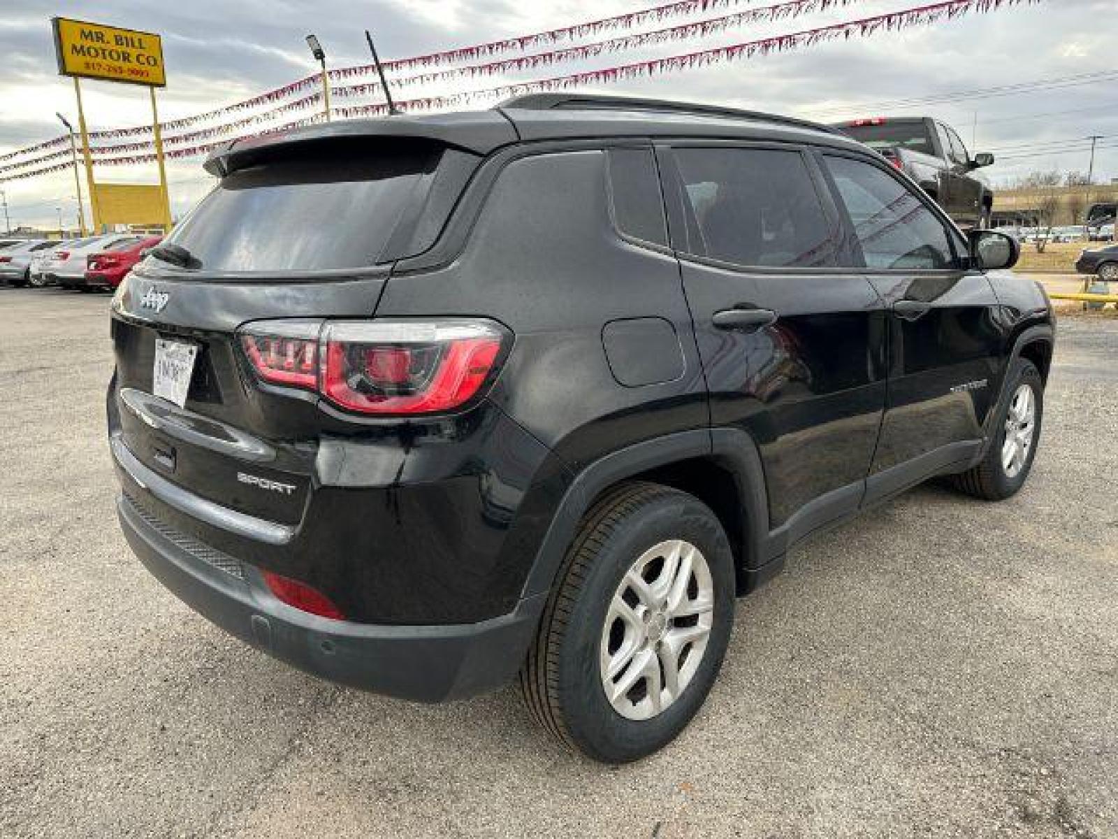 2017 BLACK Jeep Compass Sport FWD (3C4NJCAB7HT) with an 2.4L L4 DOHC 16V engine, located at 2715 W Pioneer Pkwy, Arlington, TX, 76013, (817) 265-9009, 32.710262, -97.153236 - Photo #7