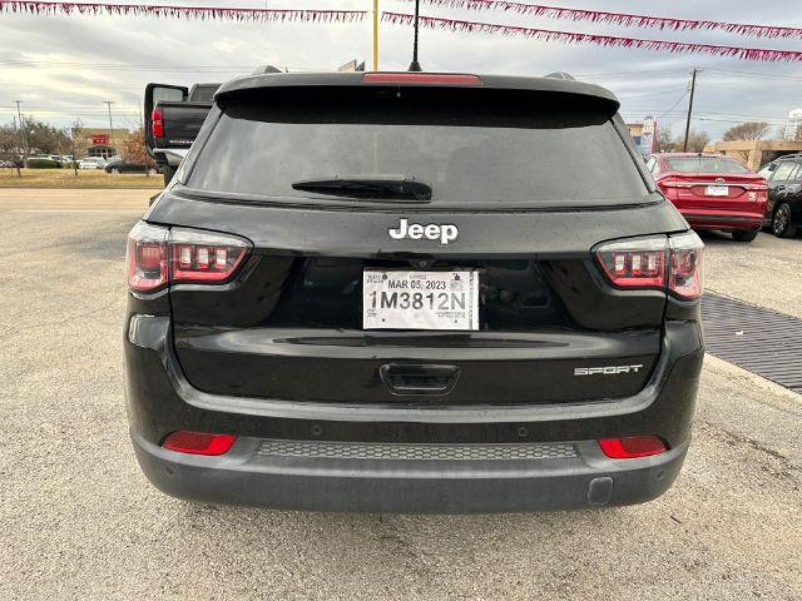 2017 BLACK Jeep Compass Sport FWD (3C4NJCAB7HT) with an 2.4L L4 DOHC 16V engine, located at 2715 W Pioneer Pkwy, Arlington, TX, 76013, (817) 265-9009, 32.710262, -97.153236 - Photo #8