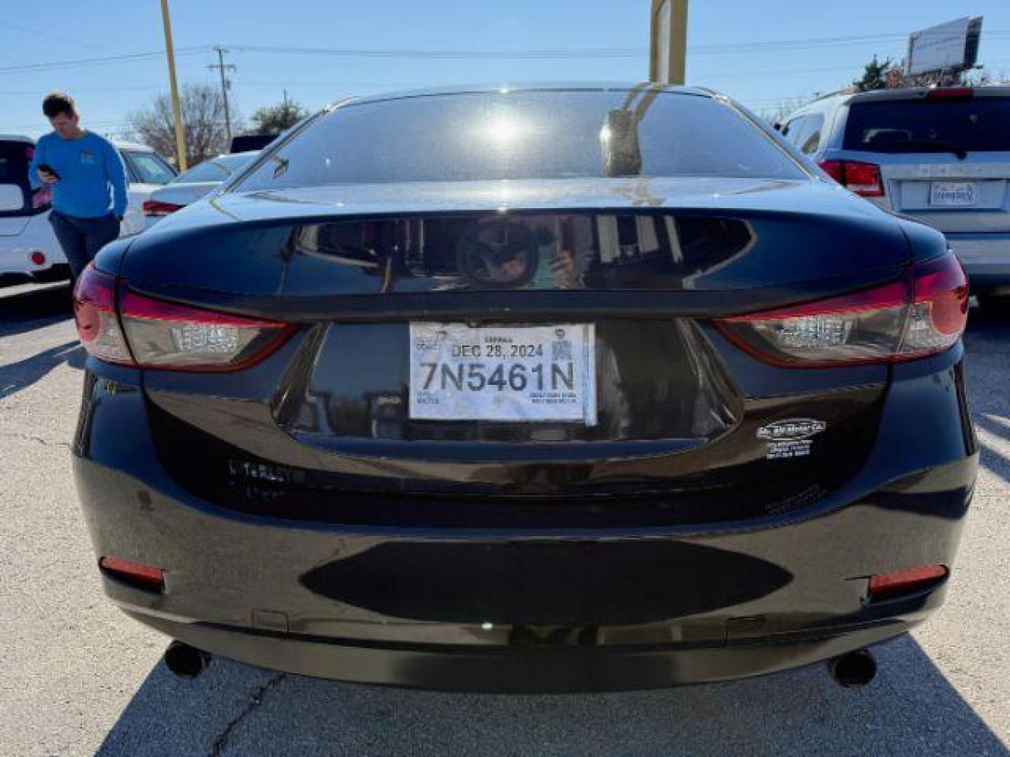 2015 BLACK Mazda Mazda6 i Touring (JM1GJ1V55F1) with an 2.5L L4 DOHC 16V engine, 5-Speed transmission, located at 2715 W Pioneer Pkwy, Arlington, TX, 76013, (817) 265-9009, 32.710262, -97.153236 - Photo#6