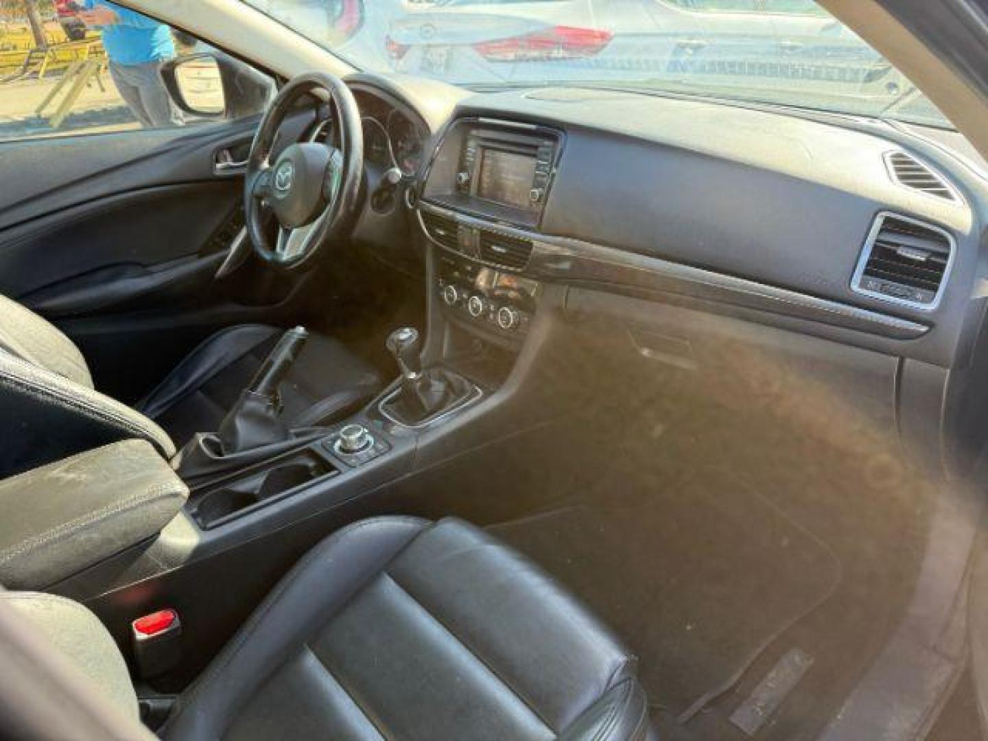 2015 BLACK Mazda Mazda6 i Touring (JM1GJ1V55F1) with an 2.5L L4 DOHC 16V engine, 5-Speed transmission, located at 2715 W Pioneer Pkwy, Arlington, TX, 76013, (817) 265-9009, 32.710262, -97.153236 - Photo#13