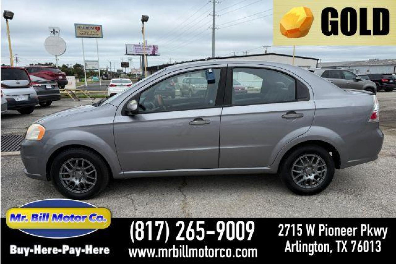 2011 GREEN Chevrolet Aveo LT 4-Door (KL1TD5DE6BB) with an 1.6L L4 DOHC 16V engine, located at 2715 W Pioneer Pkwy, Arlington, TX, 76013, (817) 265-9009, 32.710262, -97.153236 - Photo#0