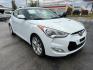 2013 WHITE Hyundai Veloster Base (KMHTC6AD9DU) with an 1.6L L4 DOHC 16V engine, located at 2715 W Pioneer Pkwy, Arlington, TX, 76013, (817) 265-9009, 32.710262, -97.153236 - Photo#4