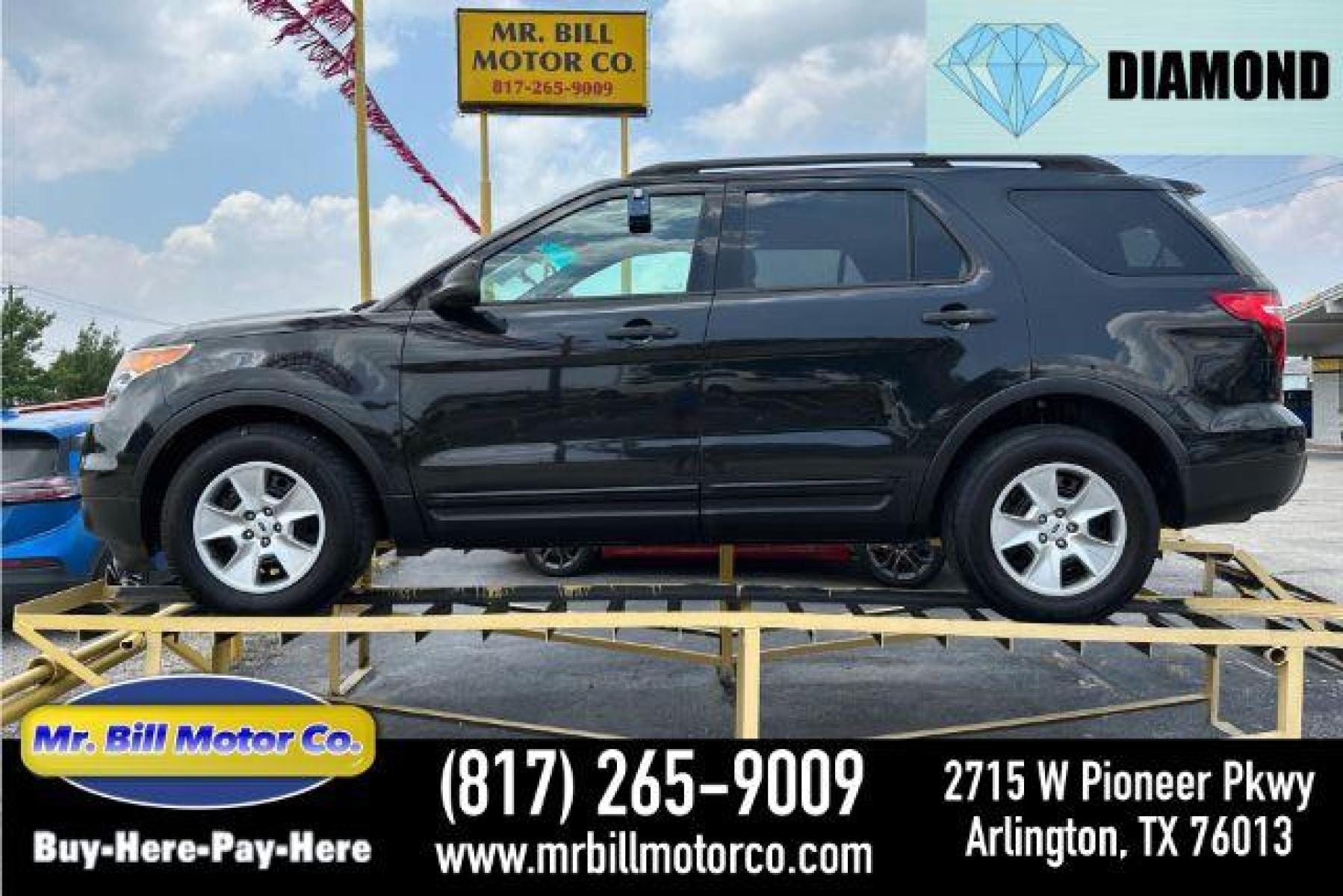 2014 Ford Explorer Base FWD (1FM5K7B81EG) with an 3.5L V6 DOHC 24V engine, 6-Speed Automatic transmission, located at 2715 W Pioneer Pkwy, Arlington, TX, 76013, (817) 265-9009, 32.710262, -97.153236 - Photo #0
