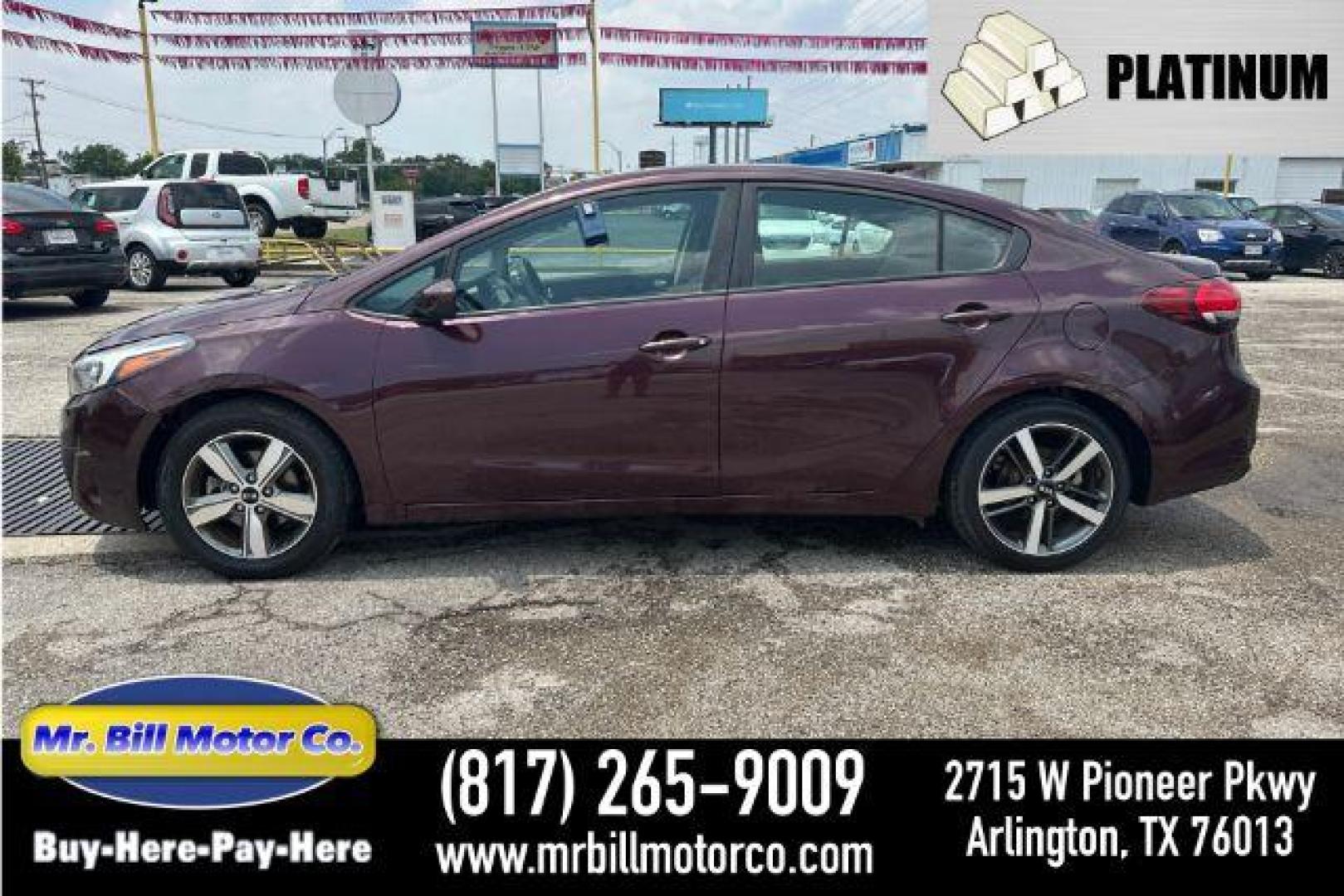 2018 RED Kia Forte LX 6M (3KPFL4A73JE) with an 2.0L L4 DOHC 16V engine, 6-Speed Manual transmission, located at 2715 W Pioneer Pkwy, Arlington, TX, 76013, (817) 265-9009, 32.710262, -97.153236 - Photo#0