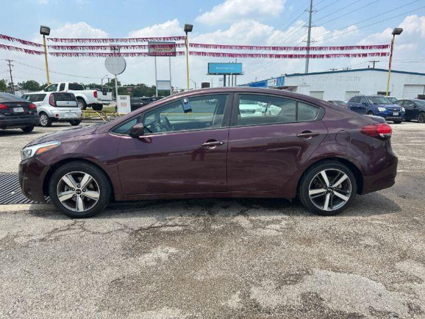 2018 RED Kia Forte LX 6M (3KPFL4A73JE) with an 2.0L L4 DOHC 16V engine, 6-Speed Manual transmission, located at 2715 W Pioneer Pkwy, Arlington, TX, 76013, (817) 265-9009, 32.710262, -97.153236 - Photo#1