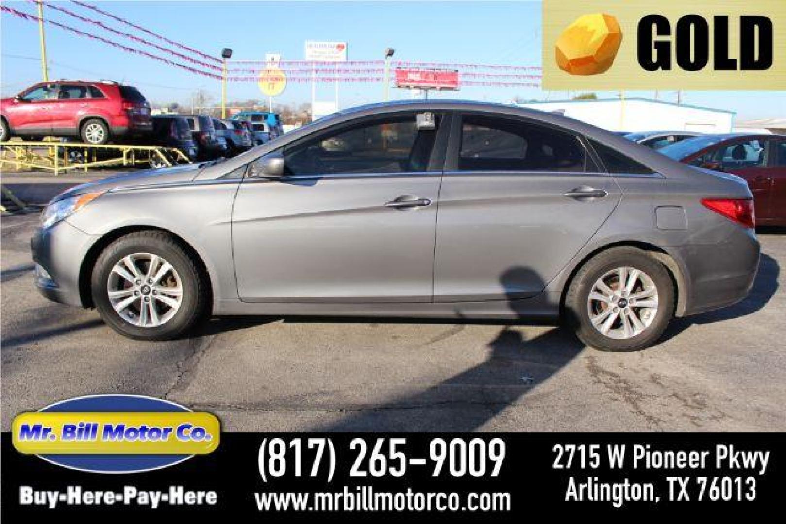 2012 GRAY Hyundai Sonata GLS Auto (5NPEB4AC2CH) with an 2.4L L4 DOHC 16V engine, 6-Speed Automatic transmission, located at 2715 W Pioneer Pkwy, Arlington, TX, 76013, (817) 265-9009, 32.710262, -97.153236 - Photo#0