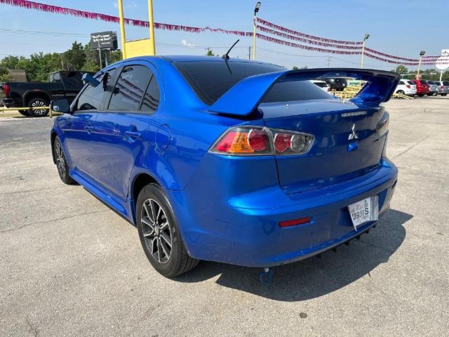 2017 BLUE Mitsubishi Lancer ES CVT (JA32U2FU2HU) with an 2.0L L4 SOHC 16V engine, Continuously Variabl transmission, located at 2715 W Pioneer Pkwy, Arlington, TX, 76013, (817) 265-9009, 32.710262, -97.153236 - Photo#3