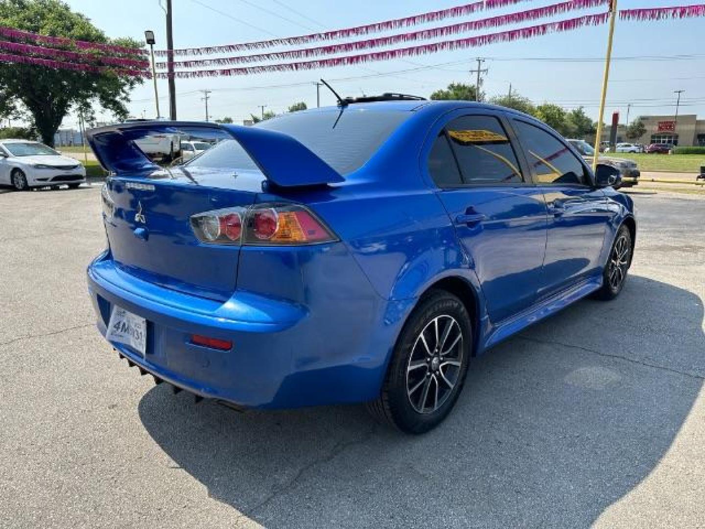 2017 BLUE Mitsubishi Lancer ES CVT (JA32U2FU2HU) with an 2.0L L4 SOHC 16V engine, Continuously Variabl transmission, located at 2715 W Pioneer Pkwy, Arlington, TX, 76013, (817) 265-9009, 32.710262, -97.153236 - Photo#5