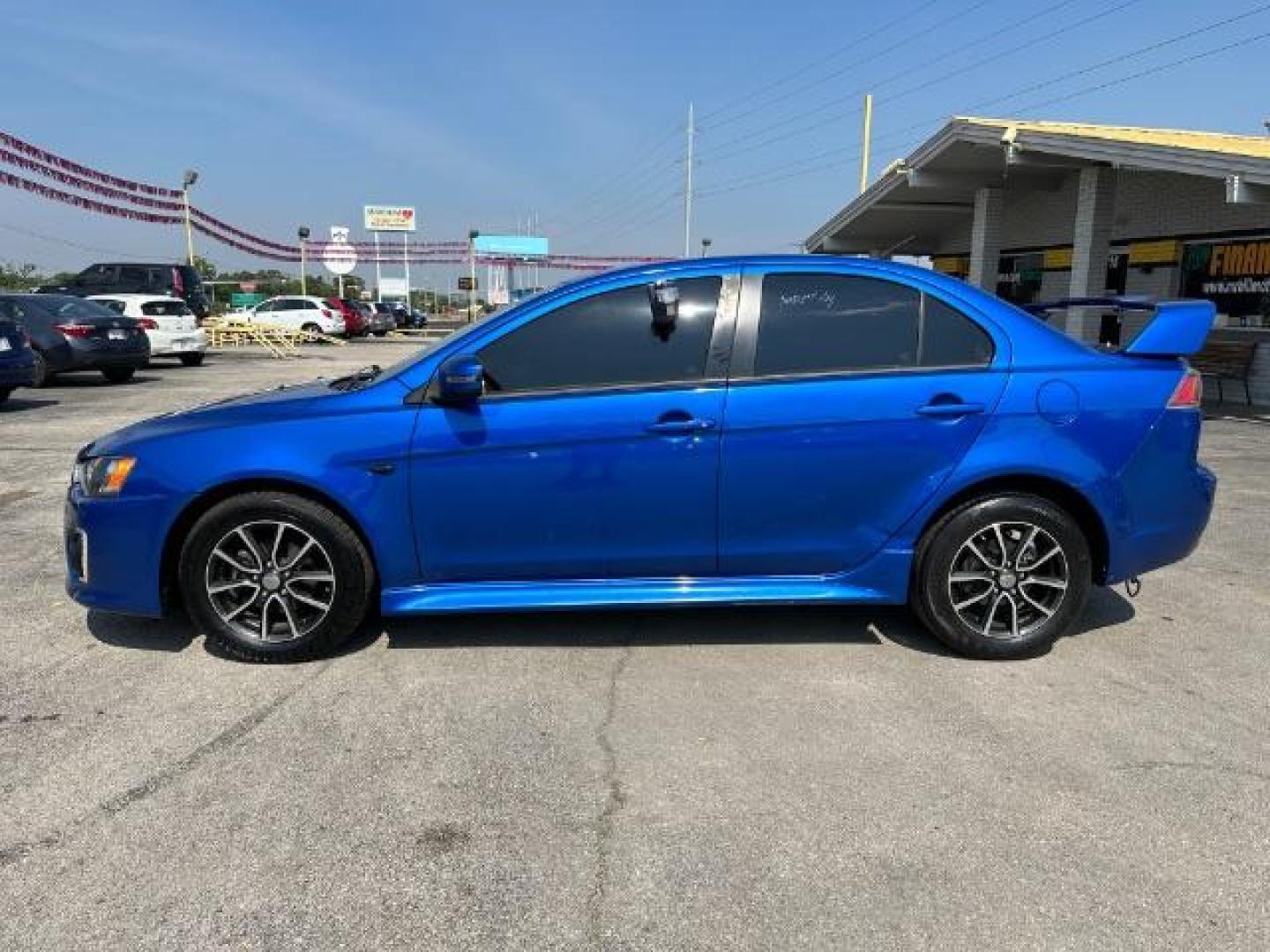 2017 BLUE Mitsubishi Lancer ES CVT (JA32U2FU2HU) with an 2.0L L4 SOHC 16V engine, Continuously Variabl transmission, located at 2715 W Pioneer Pkwy, Arlington, TX, 76013, (817) 265-9009, 32.710262, -97.153236 - Photo#6