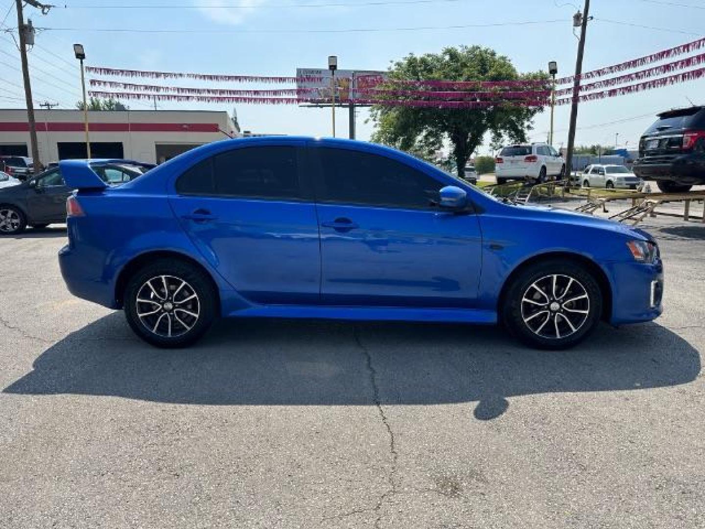 2017 BLUE Mitsubishi Lancer ES CVT (JA32U2FU2HU) with an 2.0L L4 SOHC 16V engine, Continuously Variabl transmission, located at 2715 W Pioneer Pkwy, Arlington, TX, 76013, (817) 265-9009, 32.710262, -97.153236 - Photo#7