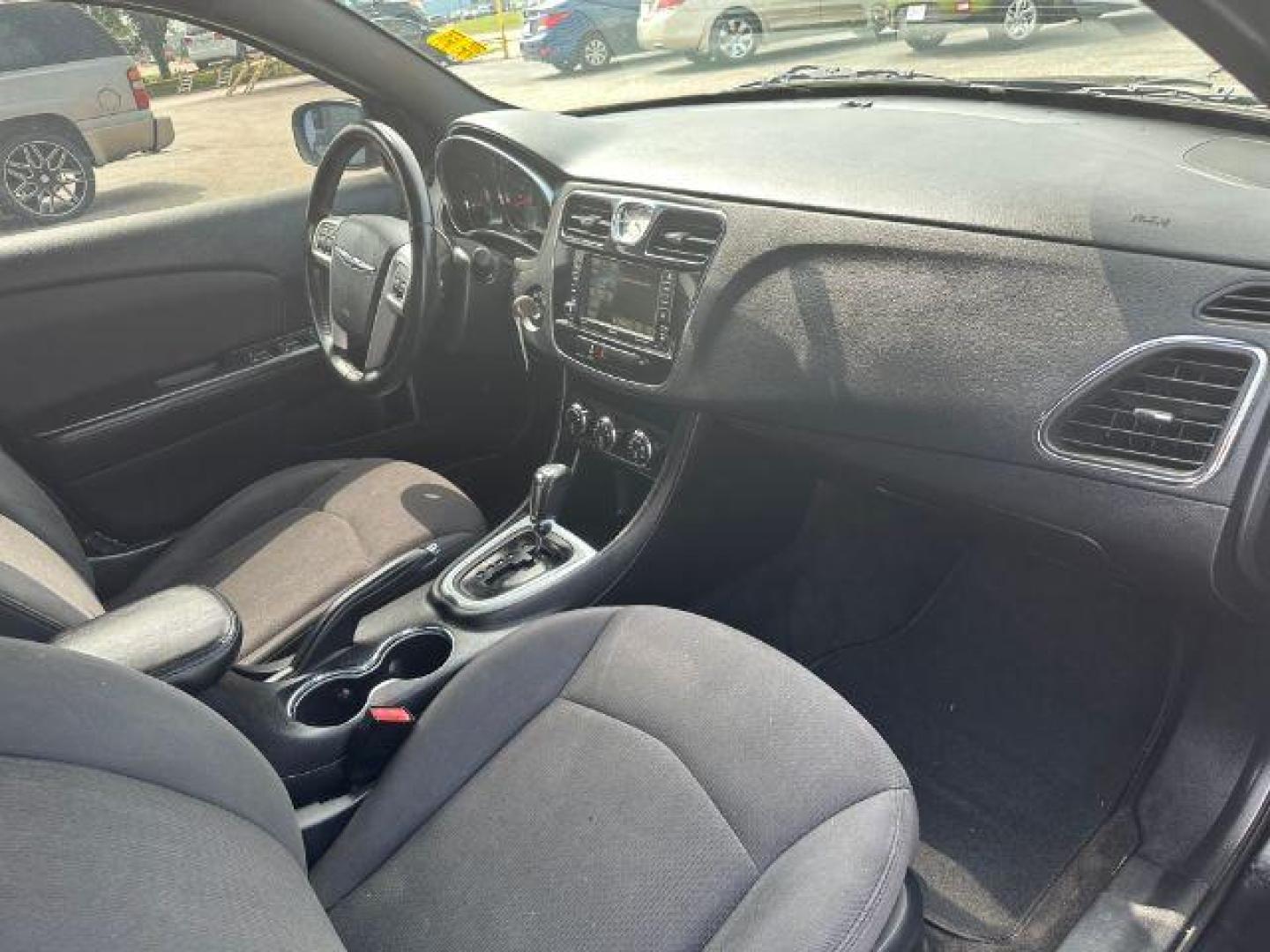 2013 BLACK Chrysler 200 Touring (1C3CCBBB4DN) with an 2.4L L4 DOHC 16V engine, 6-Speed Automatic transmission, located at 2715 W Pioneer Pkwy, Arlington, TX, 76013, (817) 265-9009, 32.710262, -97.153236 - Photo#15