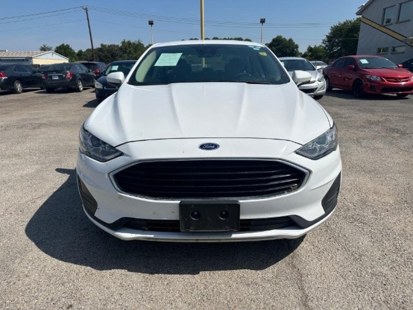 2020 WHITE Ford Fusion S (3FA6P0G75LR) with an 2.5L L4 DOHC 16V engine, 6-Speed Automatic transmission, located at 2715 W Pioneer Pkwy, Arlington, TX, 76013, (817) 265-9009, 32.710262, -97.153236- Photo#3