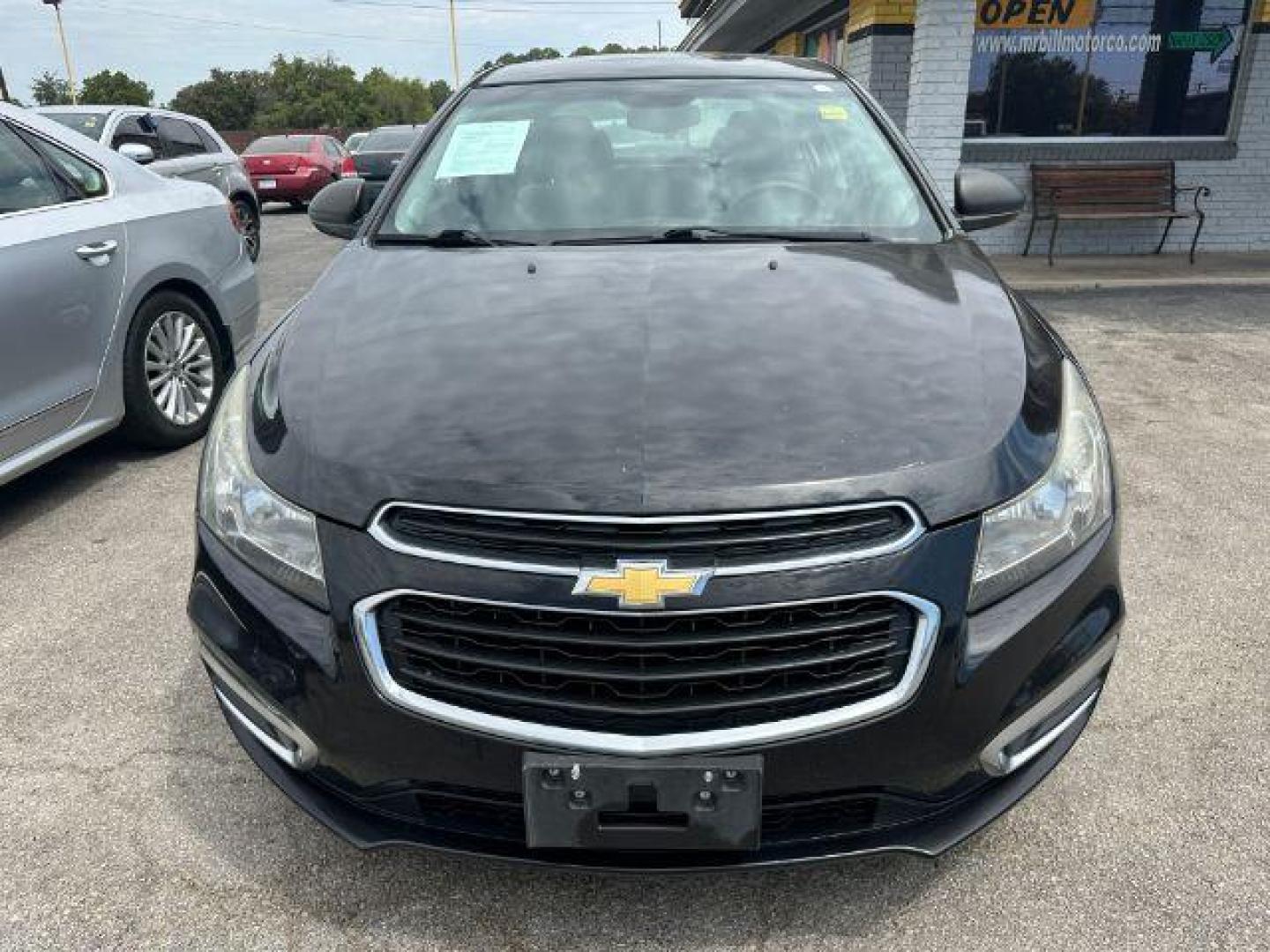 2015 BLACK Chevrolet Cruze LS Auto (1G1PA5SH7F7) with an 1.8L L4 DOHC 16V FFV engine, 6-Speed Automatic transmission, located at 2715 W Pioneer Pkwy, Arlington, TX, 76013, (817) 265-9009, 32.710262, -97.153236 - Photo#3