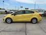 2016 YELLOW Kia Rio LX 6A (KNADM4A3XG6) with an 1.6L L4 DOHC 16V engine, 6-Speed Automatic transmission, located at 2715 W Pioneer Pkwy, Arlington, TX, 76013, (817) 265-9009, 32.710262, -97.153236 - Photo#2