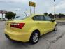 2016 YELLOW Kia Rio LX 6A (KNADM4A3XG6) with an 1.6L L4 DOHC 16V engine, 6-Speed Automatic transmission, located at 2715 W Pioneer Pkwy, Arlington, TX, 76013, (817) 265-9009, 32.710262, -97.153236 - Photo#7