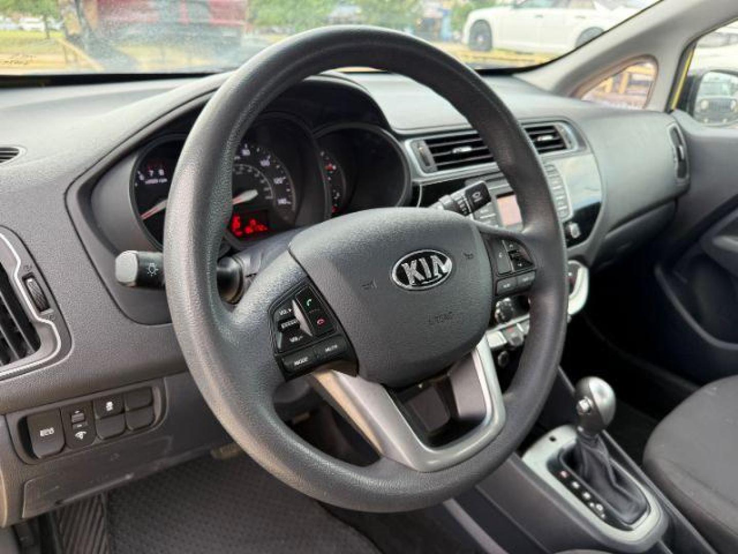 2016 YELLOW Kia Rio LX 6A (KNADM4A3XG6) with an 1.6L L4 DOHC 16V engine, 6-Speed Automatic transmission, located at 2715 W Pioneer Pkwy, Arlington, TX, 76013, (817) 265-9009, 32.710262, -97.153236 - Photo#15